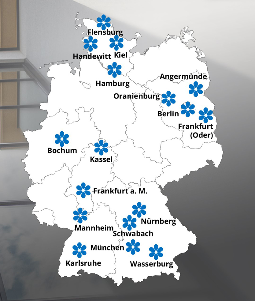 PHM Standorte in Deutschland